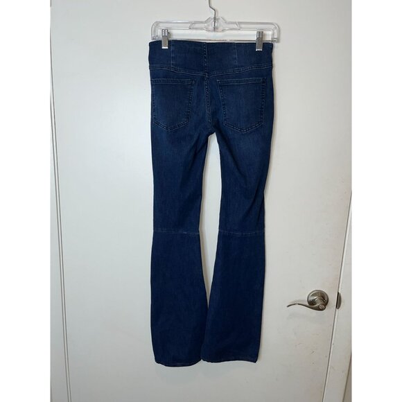 Free People Dark Blue Flare Jeans - Picture 6 of 11